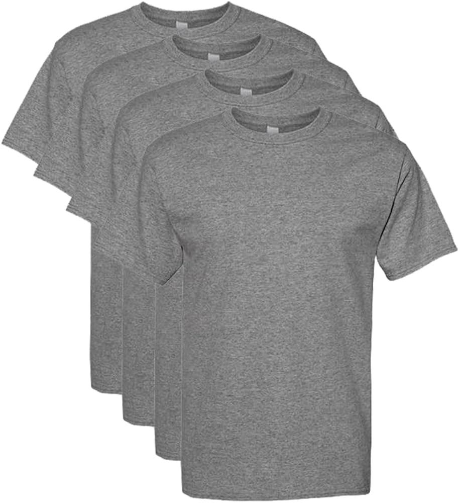 Hanes Mens Essential-T Cotton T-Shirt, Athletic Crimson_Discontinued