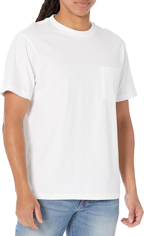 GAP mens Pocket Tee T Shirt, White V2 Global, Small US