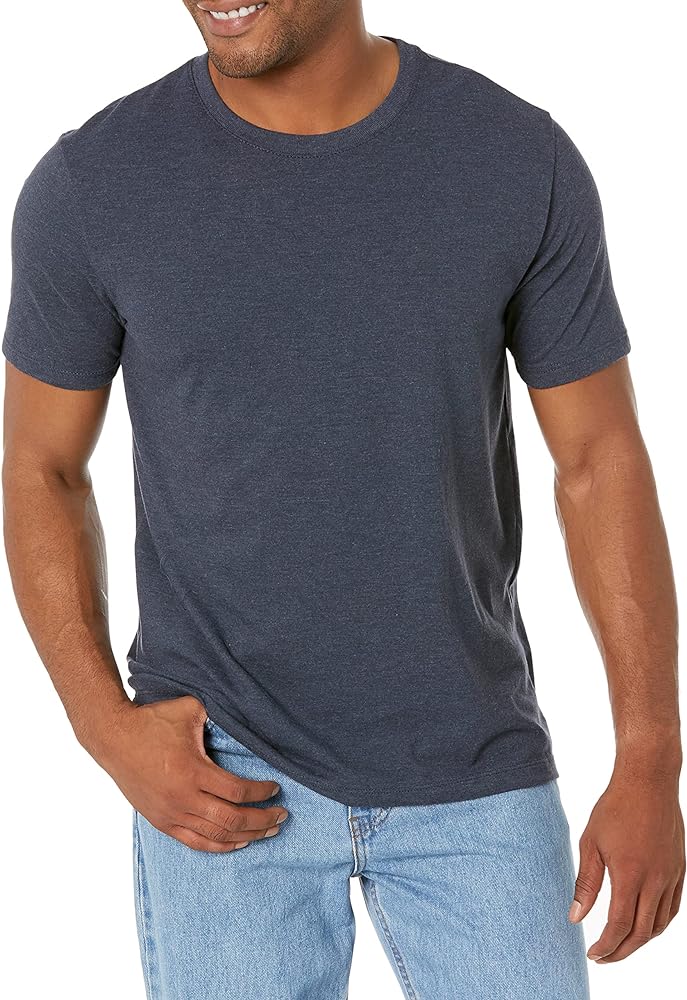 Alternative Men's Shirt, Modal Short Sleeve Tri-Blend Crewneck Tee