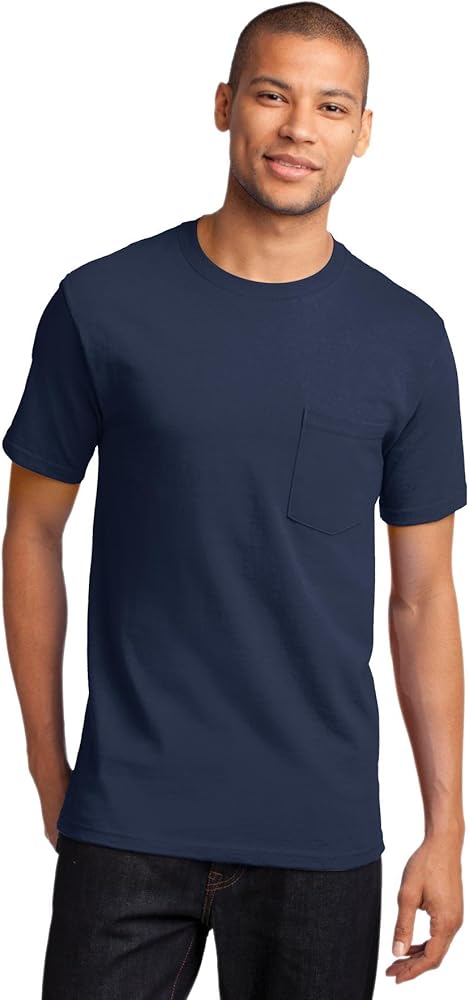 Port & Company - Tall Essential Pocket Tee XLT Navy