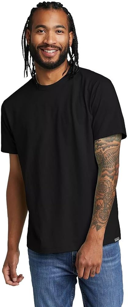 Eddie Bauer Men's Legend Wash 100% Cotton Short-Sleeve Classic T-Shirt