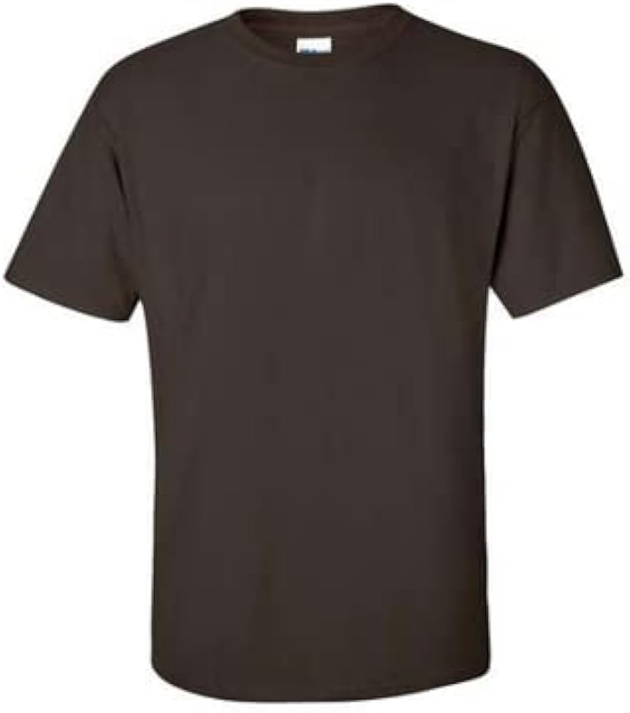 Gildan, Blank Heavy Cotton Tee Unisex, (G5000). Dark Chocolate, Medium