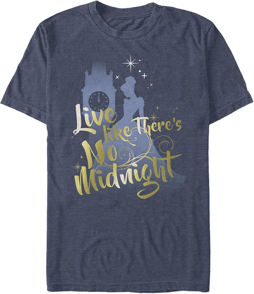 Disney Princesses No Midnight Men's Tops Short Sleeve Tee Shirt