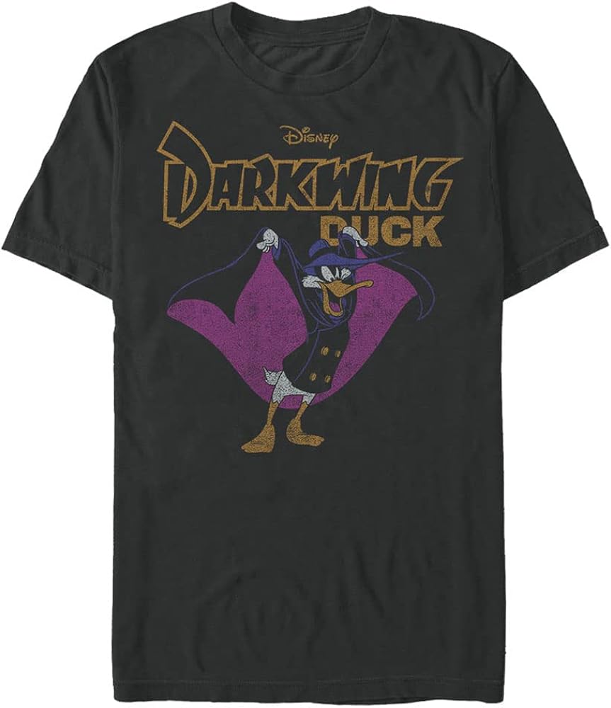 Disney Big & Tall Darkwing Dark Duck Men's Tops Short Sleeve Tee Shirt