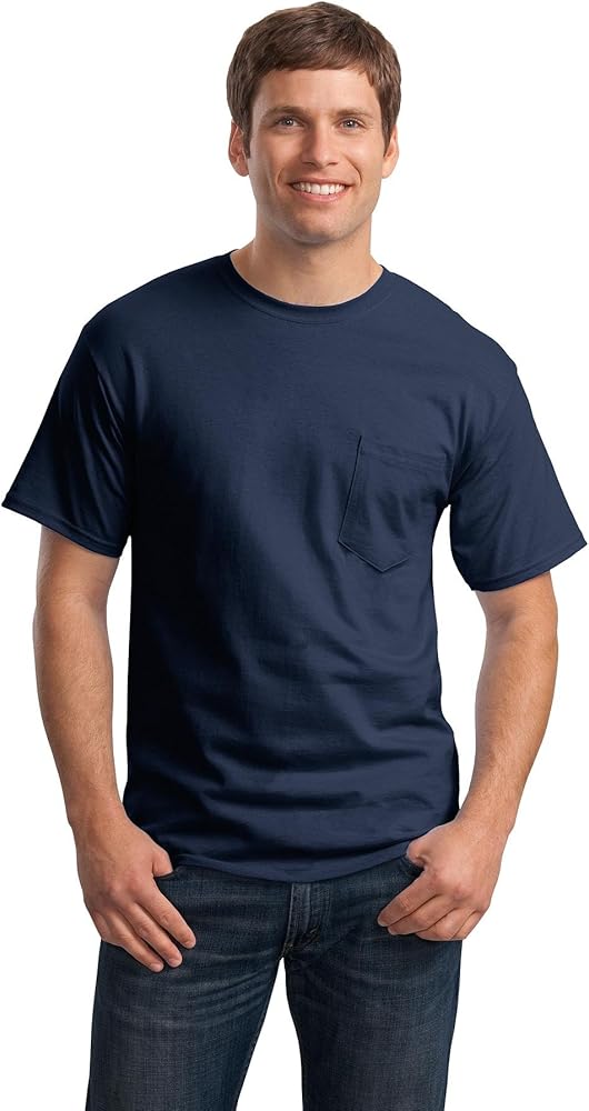 Hanes - Tagless Short Sleeve Pocket T-Shirt - 5590