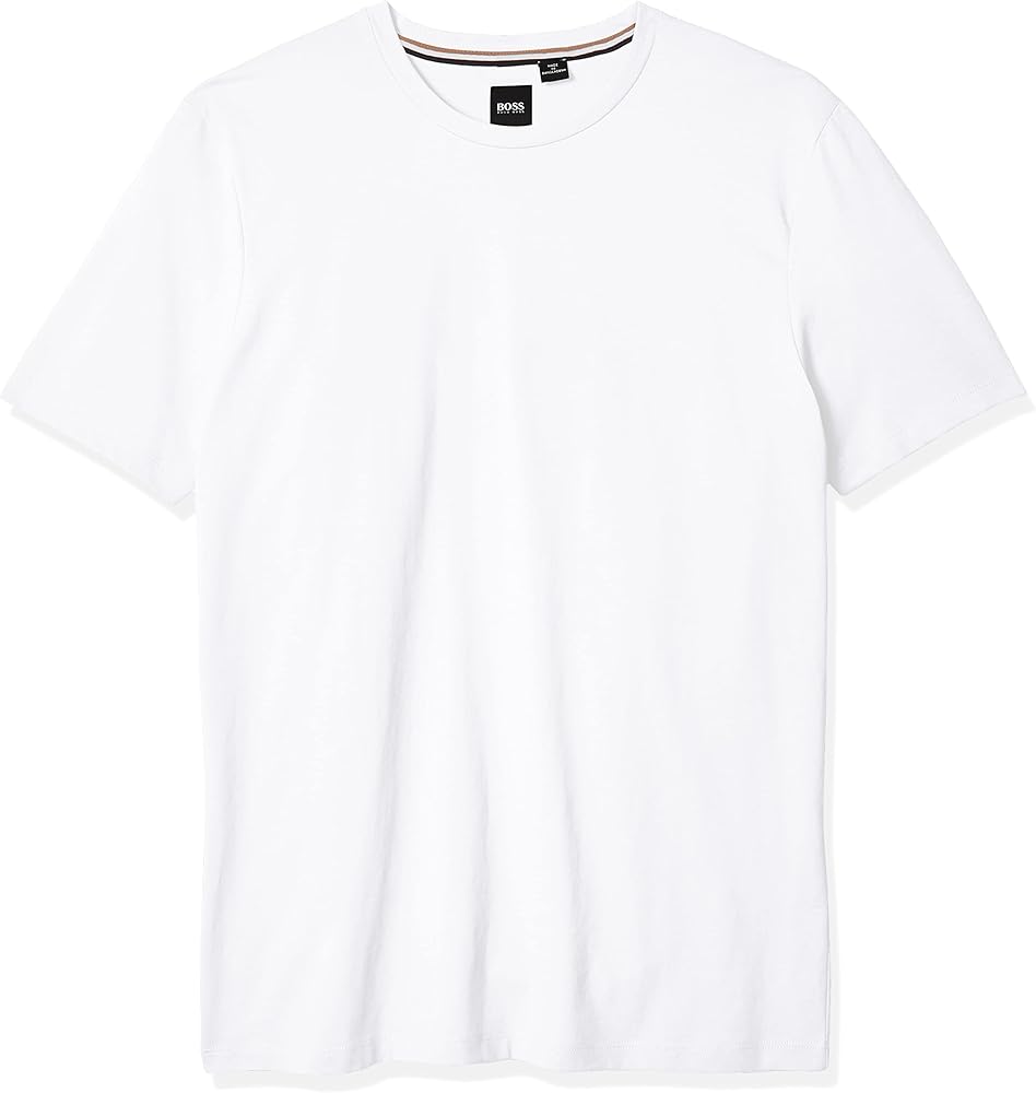 BOSS Men's Plain Short Sleeve Crewneck T-Shirt