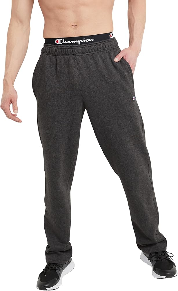 Champion Men'S Sweatpants, Powerblend, Fleece, Comfortable Relaxed-Bottom Pants For Men (Reg. Or Big & Tall)