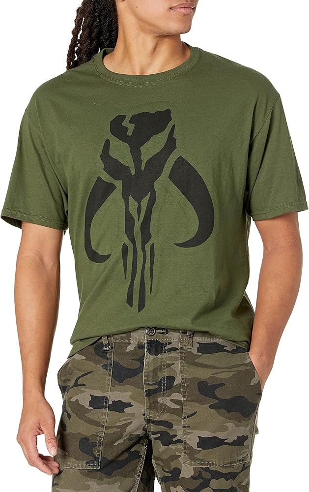 STAR WARS Men's Mandalorian Logo T-Shirt