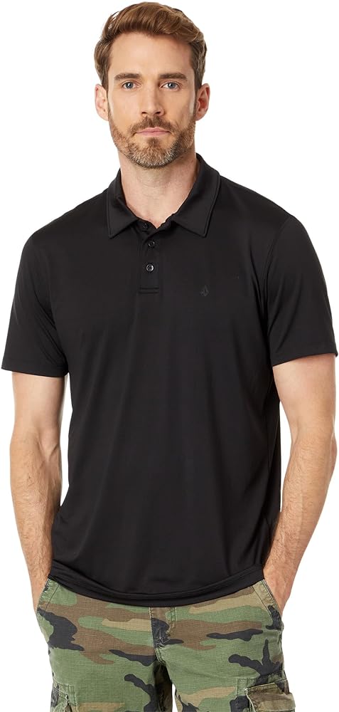 Volcom Men's Hazard Performance Short Sleeve Lightweight Golf Polo