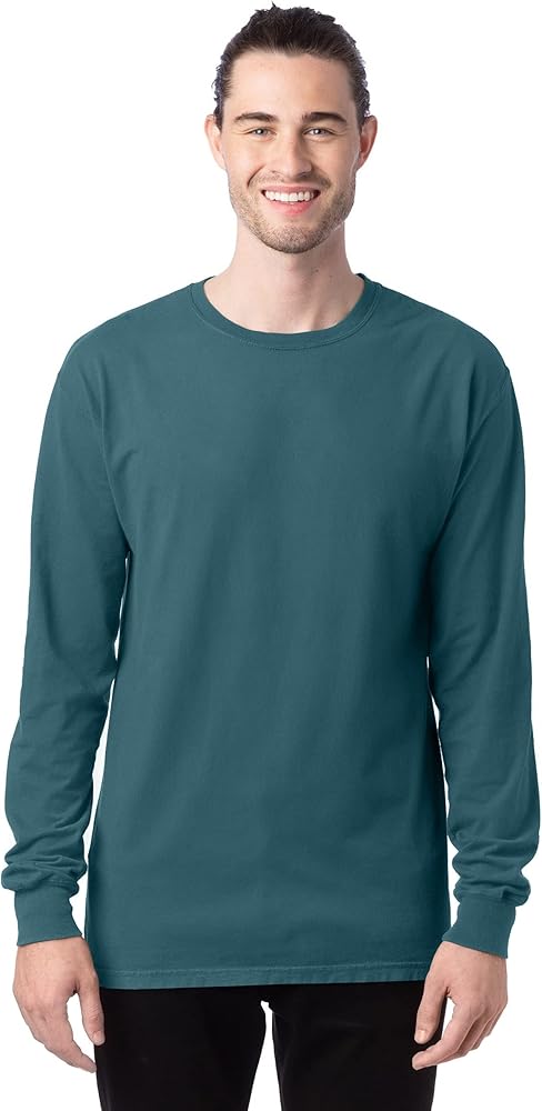 Hanes ComfortWash Garment Dyed Long Sleeve T-Shirt