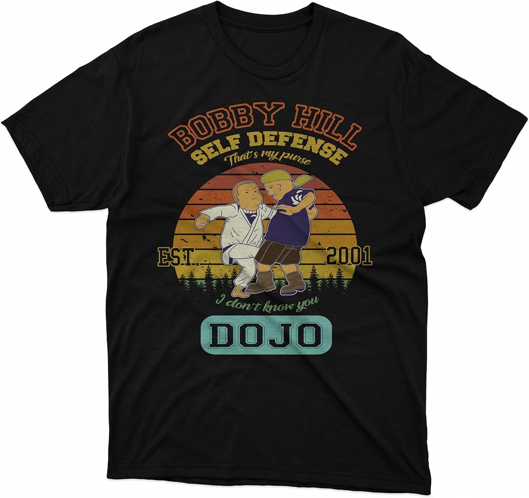 Bobby Hill Self Defense Dojo That's My Purse I Don't Know You Vintage T-Shirt/Sweatshirt/Hoodie/Tank Top/Long Sleeve Multicolored