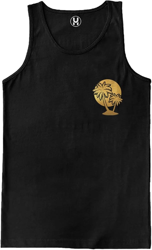 Palm Tree Scene - Vacation Tropical Men's Tank Top