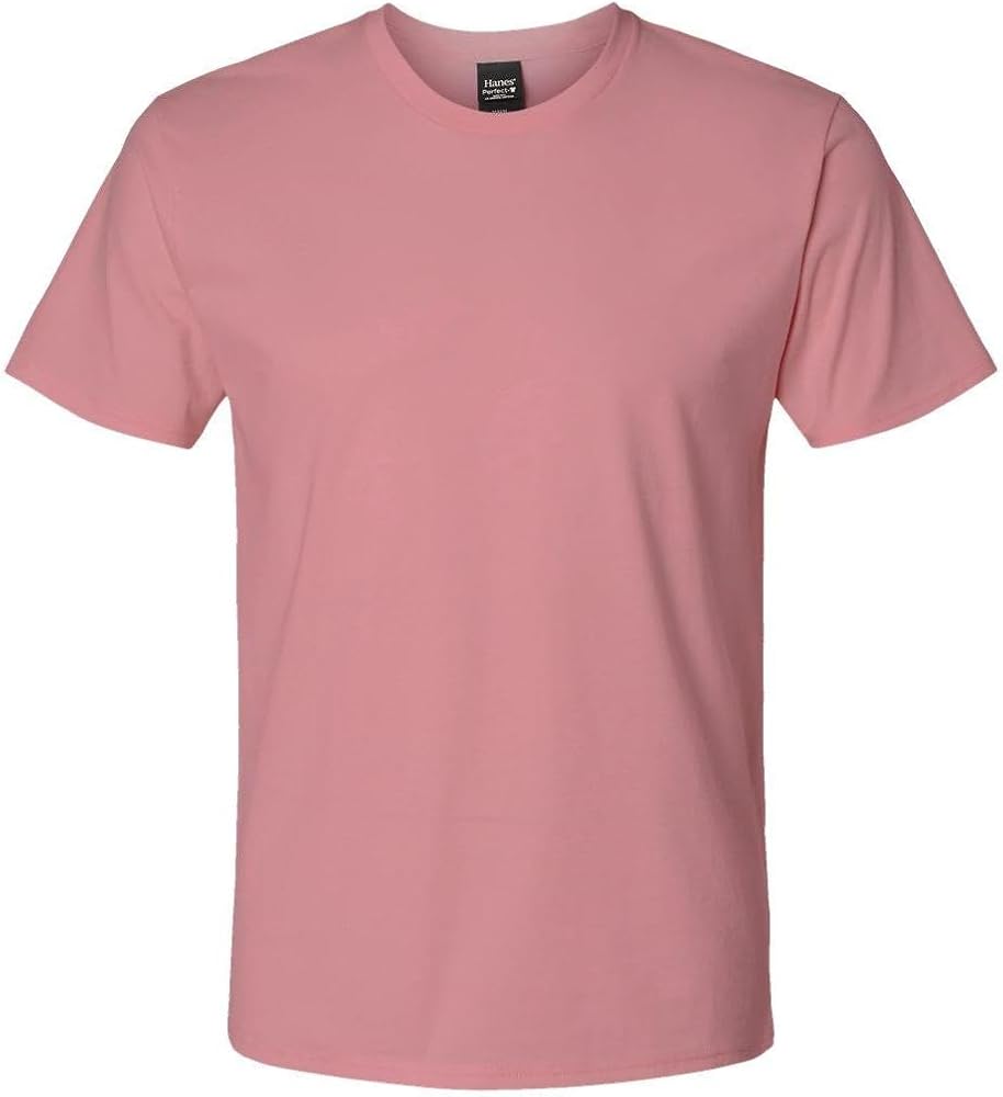 Hanes Mens Nano-T T-Shirt, S, Mauve