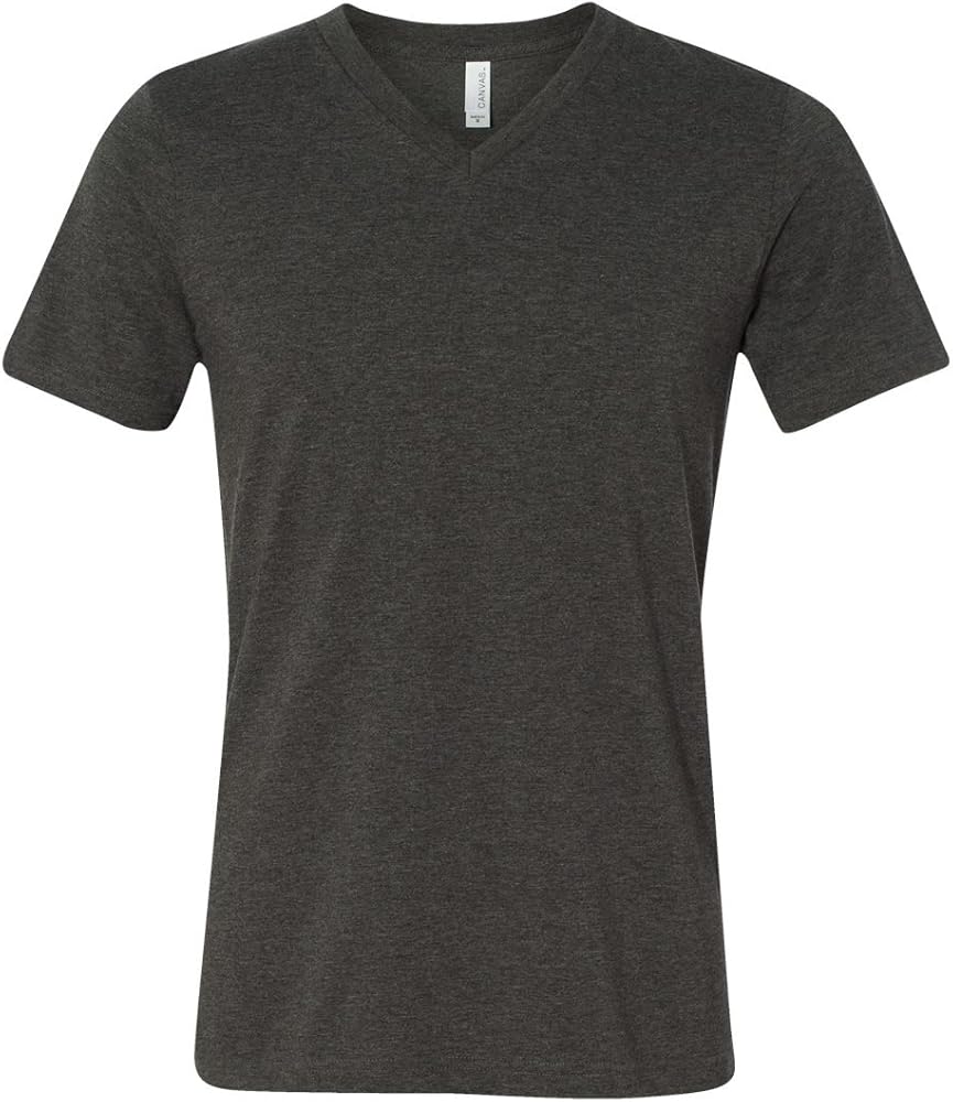 Bella+Canvas Men's Comfortable V-Neck Soft Fitted Jersey T-Shirt