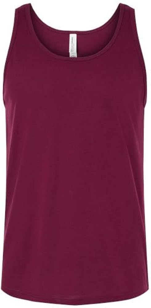 Bella + Canvas Unisex Jersey Tank Maroon