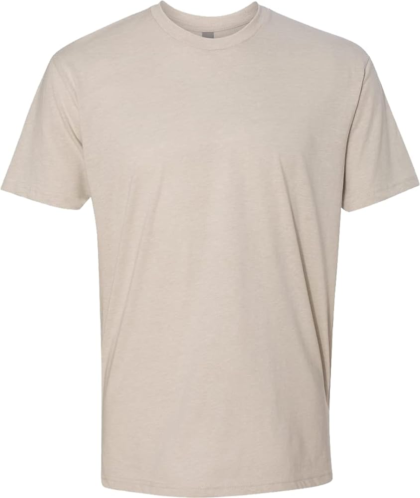 Next Level Apparel Mens Premium Fitted CVC Crew Tee Sand(1pck) X-Large