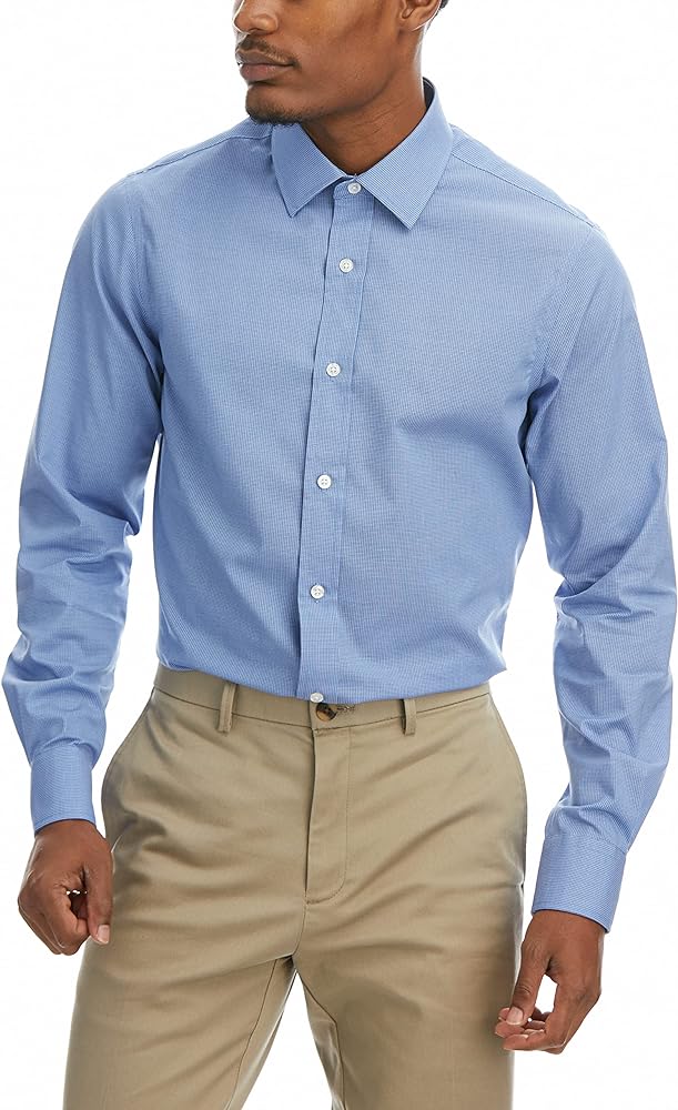 Haggar Men's Premium Comfort Slim Fit Wrinkle Resistant Dress Shirt