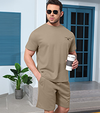 2 Piece Outfits Short Sleeve Sweatsuit