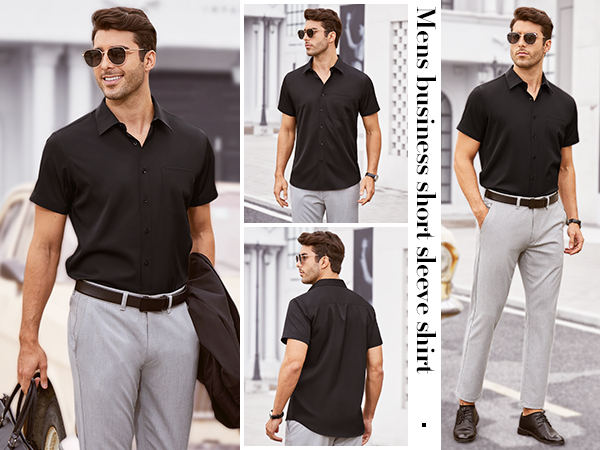  Short Sleeve Dress Shirt