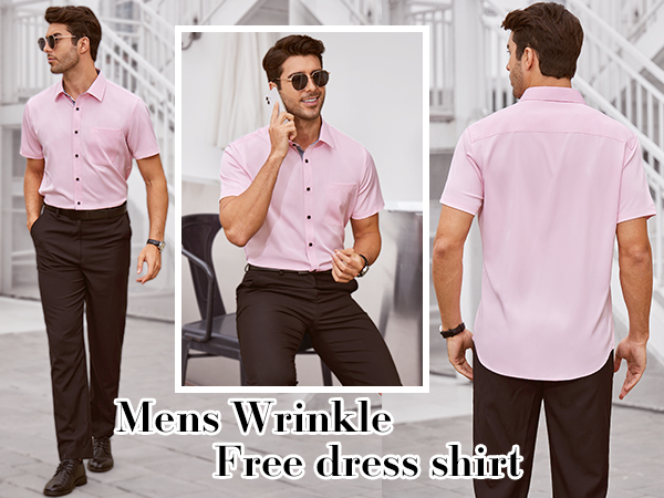  Short Sleeve Dress Shirt