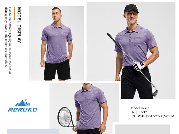 mens golf shirts with pocket