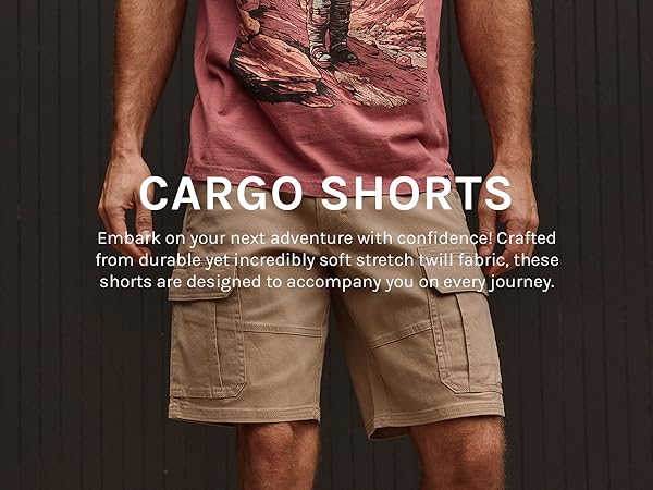 INTO THE AM Men Cargo Shorts