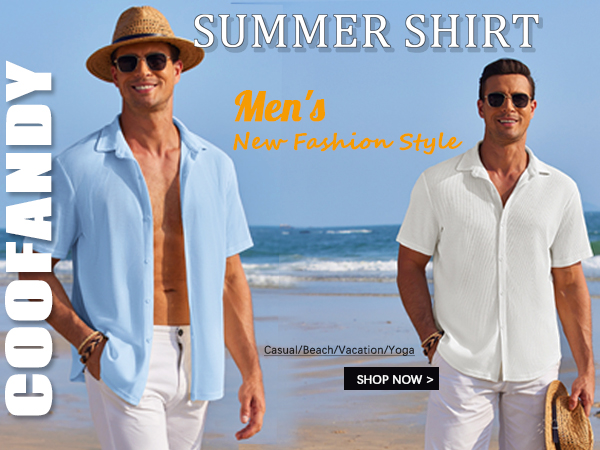 Men''s Casual Shirts Short Sleeve