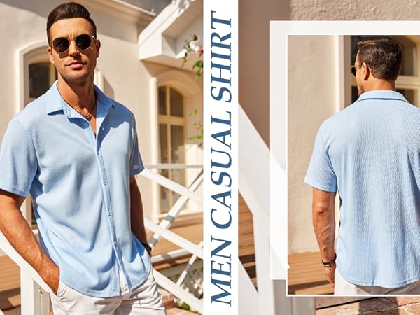 Casual Summer Beach Short Sleeve Shirts