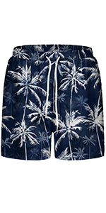 Mens Hawaii Beach Floral Casual Summer Shorts