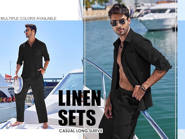 Men&#39;s Linen Sets