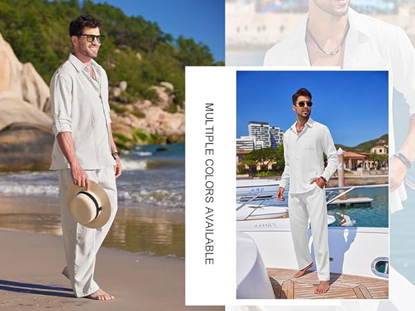 Men&#39;s Linen Sets