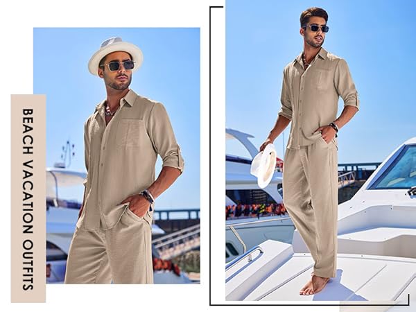 Men&#39;s Linen Sets