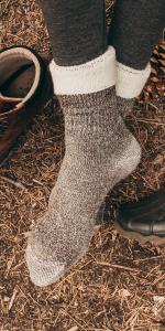 MERIWOOL Long Crew Merino Wool Socks