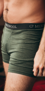 MERIWOOL Merino wool Mens Briefs have silky-smooth fit for maximum gentleness on your skin.