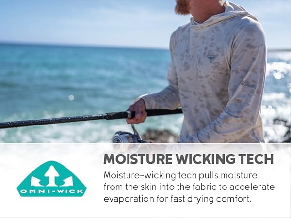 Moisture wicking hoodie with Omni-Wick