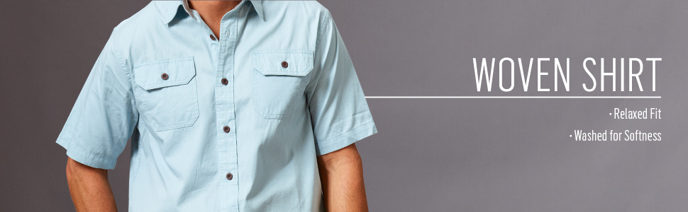 Authentics Short Sleeve Woven Shirt