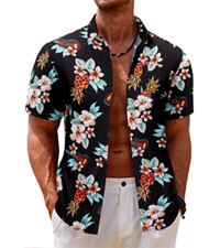 mens floral hawaiian shirts