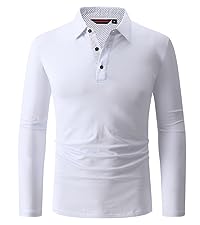 long sleeve polo shirts for men fashion