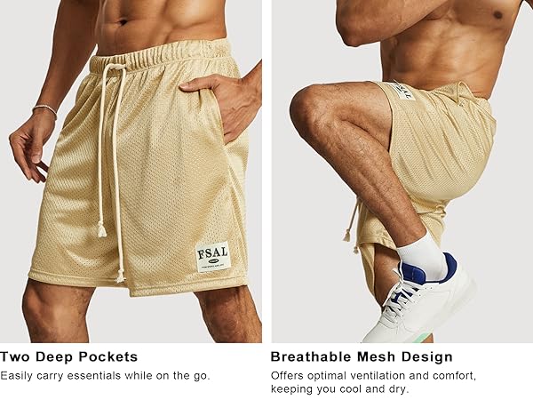 mesh gym shorts for mens