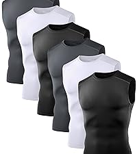 sleeveless compression shirts for men