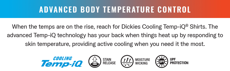 Dickies Men''s Temp-iQ Cooling Shirts