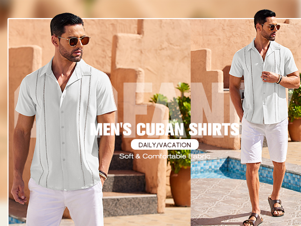 mens summer shirts casual button down shirt