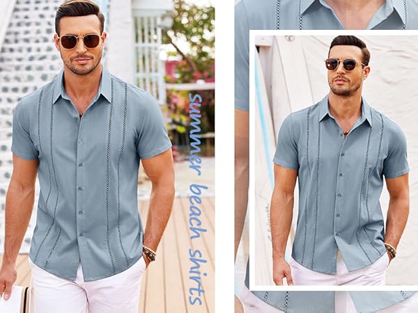 mens summer shirts button down