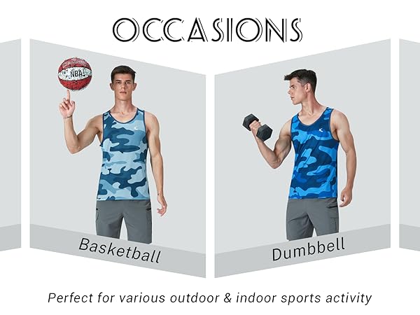 Workout tank top men