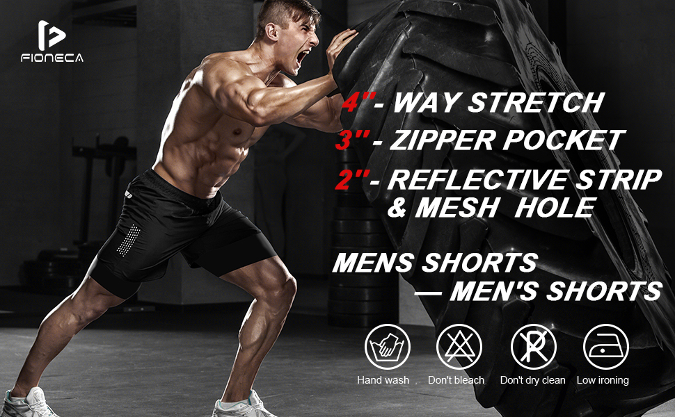 2 in 1 Mens Shorts 