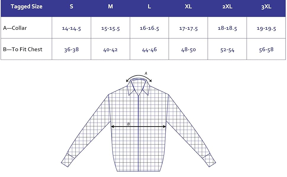 Melton Size Chart