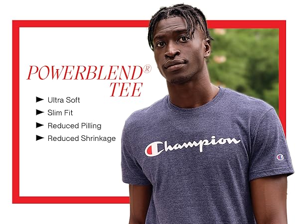 Champion Mens Powerblend Tee