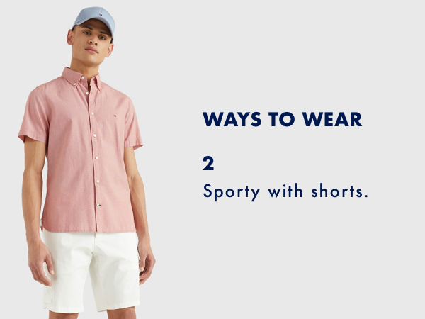 WAYS TO WEAR: Sporty with shorts.