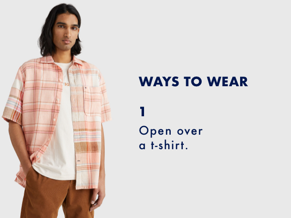 WAYS TO WEAR: Open over a t-shirt.