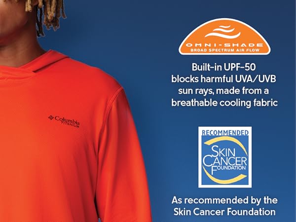 UV blocking shirts for men, UVA and UVB Sun Protection, Omni-Shade